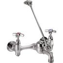 Delta Faucet Rough Chrome Two Handle Cross Wall Mount Service Faucet 
