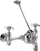 Delta Faucet Rough Chrome Two Handle Cross Wall Mount Service Faucet 