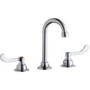 Elkay Polished Chrome Two Wristblade Handle Deck Mount Service Faucet 