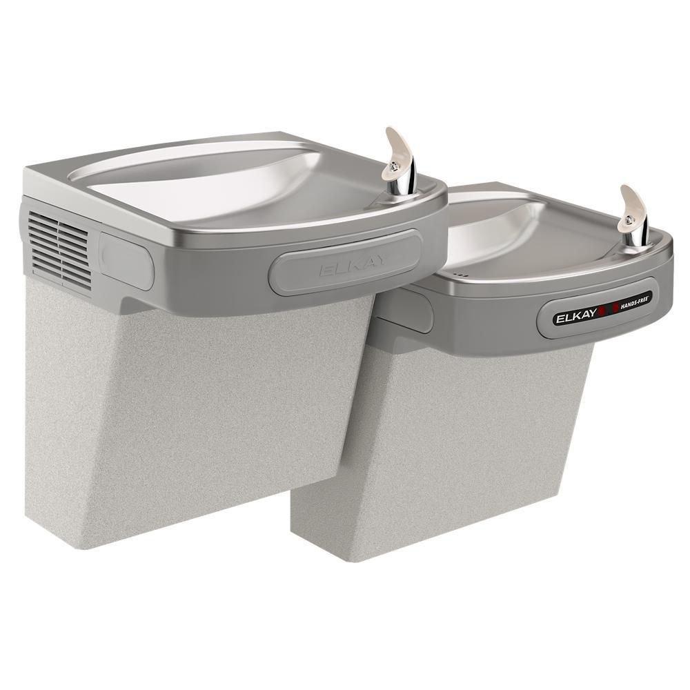 Elkay Light Grey Granite 8 gph. Sensor Operated Hands- Free Water Fountain 