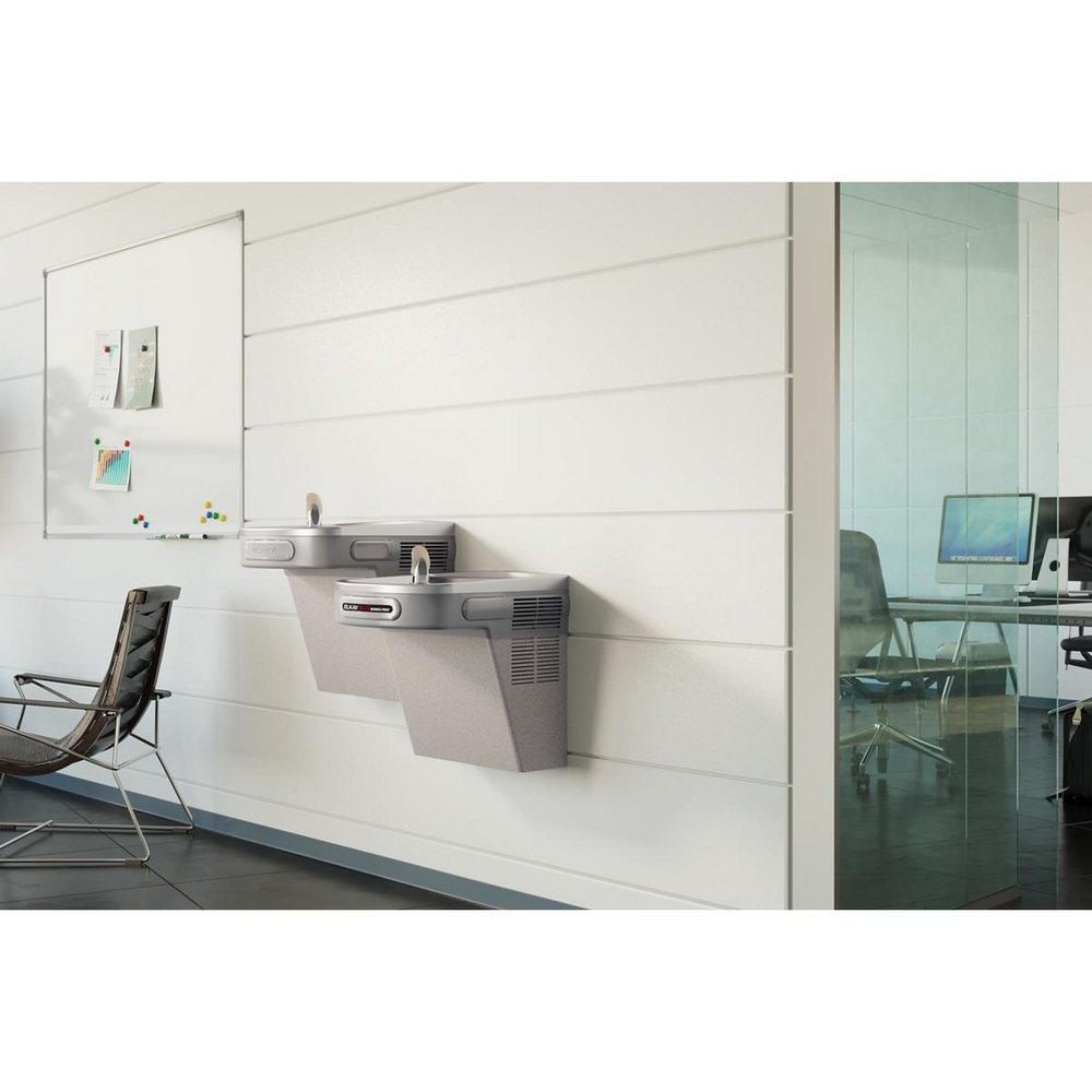 Elkay Light Grey Granite 8 gph. Sensor Operated Hands- Free Water Fountain 