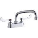 Elkay Chrome 2-Hole Scrub and Handwash Faucet with Double Lever Handle 