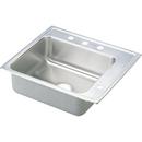2-Hole 1-Bowl Topmount Classroom Sink with Offset Drain