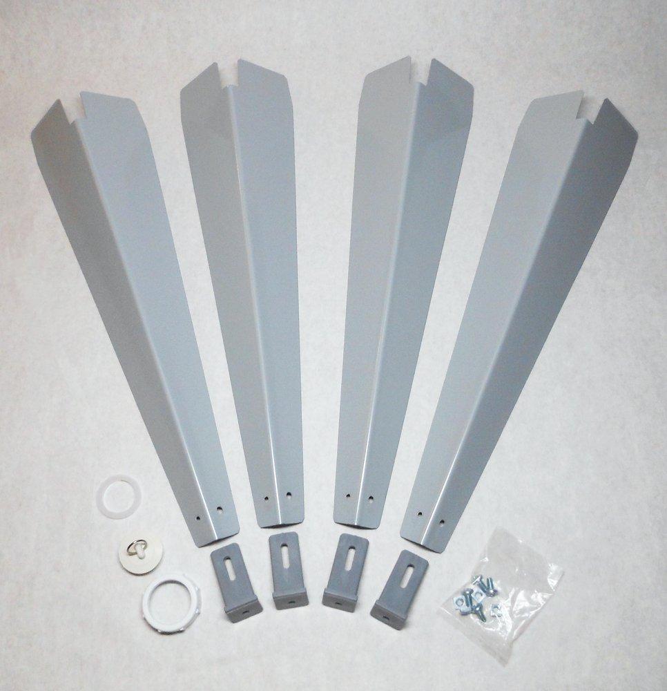 E.L. Mustee & Sons Grey Floor Mounting Kit 