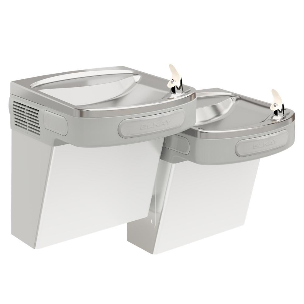 Elkay Stainless Steel 8 gph. Versatile Filtered Wall- Mount Bi- Level ADA Drinking Fontain 