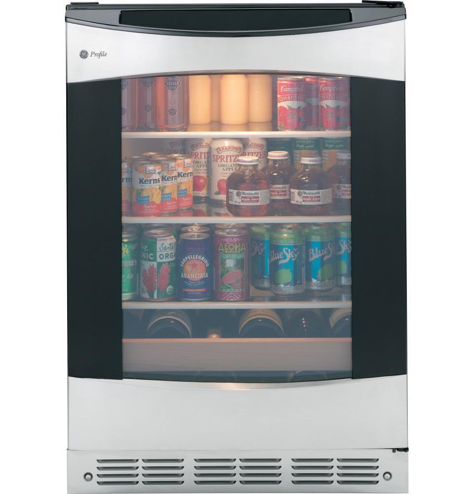 GE&reg; Stainless Steel 23-3/4 in. 5.3 cu. ft. Beverage Cooler 