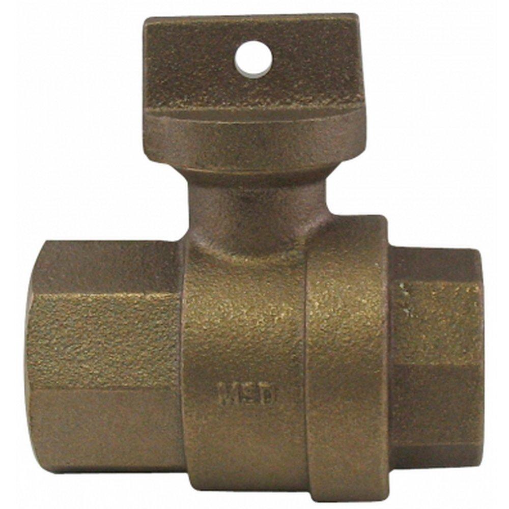A.Y. McDonald FNPT Brass Ball Curb Valve 