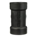 Black ABS DWV Flush Cleanout Tee 