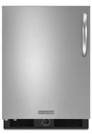 23-3/4 in. 5.7 cu. ft. Compact, Full Refrigerator in Stainless Steel/Black