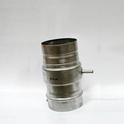 4 in. Stainless Steel Drip Tee Horizontal Condensate Drain