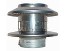 Noritz America Stainless Steel N-Vent Vertical Rain Cap 