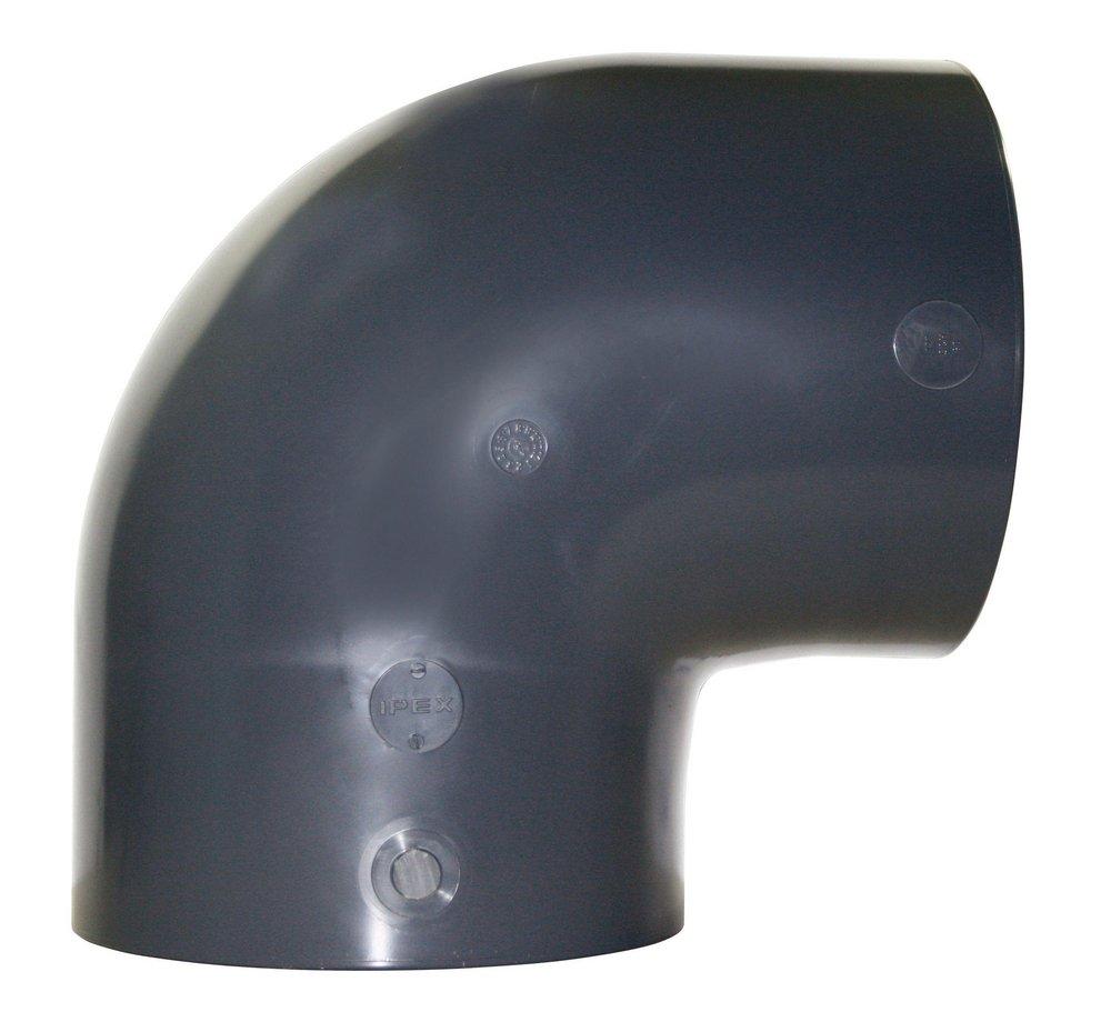 Grey PVC Schedule 80 90&deg; Elbow 