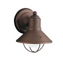 6-1/2 in. 60 W 1-Light Medium Lantern in Olde Bronze