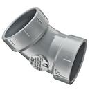 Spears&reg; Manufacturing Company Grey Hub Straight and Street Schedule 40 CPVC 45 Degree Elbow with 1/8 Degree Bend 