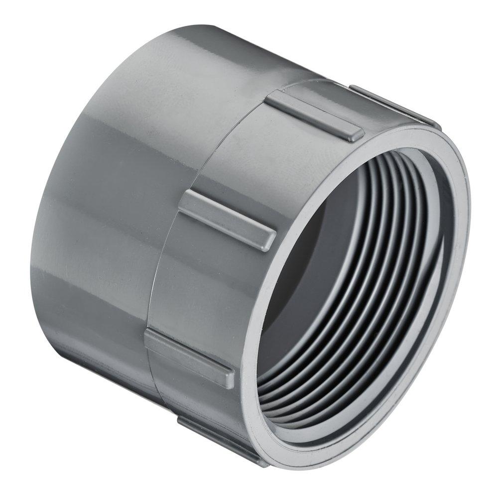 Spears&reg; Manufacturing Company Grey Solvent Weld SDR 35 PVC Sewer Adapter Coupling 