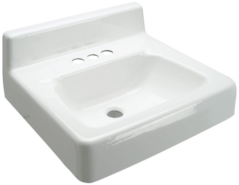 じん Zurn Z5840 Series 20 in. Wall Mount Rectangular Cast Iron Bathroom