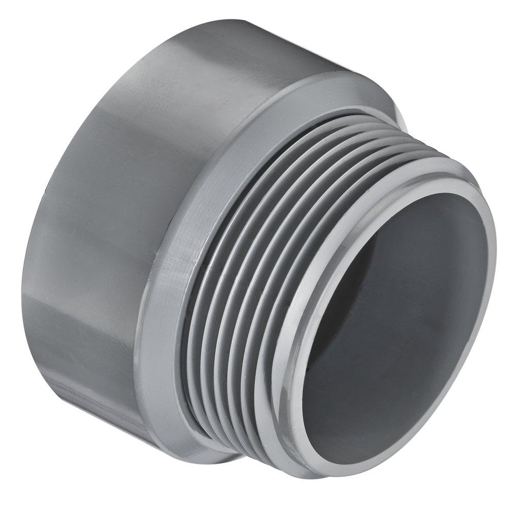 Spears&reg; Manufacturing Company Grey Solvent Weld SDR 35 PVC Downspout Adapter 