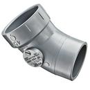 Spears&reg; Manufacturing Company Grey Hub x Spigot Straight and Street Schedule 40 CPVC 45 Degree Elbow with 1/8 Degree Bend 