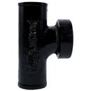 Black Spigot x Spigot x FNPT NH-119 Domestic Cast Iron Sanitary Tee 