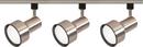 NUVO Brushed Nickel 4-1/2 x 6-3/4 in. 3-Light 75W Track Lighting Kit 