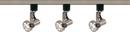 3-Light MR16 Gimbal Ring Track Kit - 4ft Track - Brushed Nickel Finish 