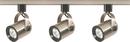 NUVO Brushed Nickel 3-Light Round Back Track Lighting Kit 