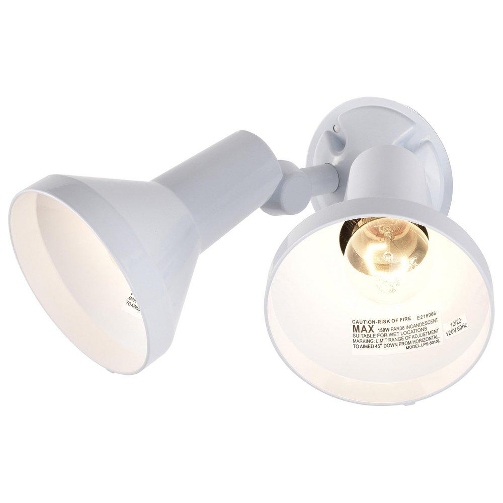 NUVO White 150 W 2 Light Incandescent Flood Light 