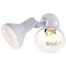 NUVO White 150 W 2 Light Incandescent Flood Light 