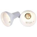 NUVO White 150 W 2 Light Incandescent Flood Light 