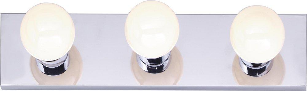 NUVO Polished Chrome 3 Light 100W 18 in. Vanity Strip Light 