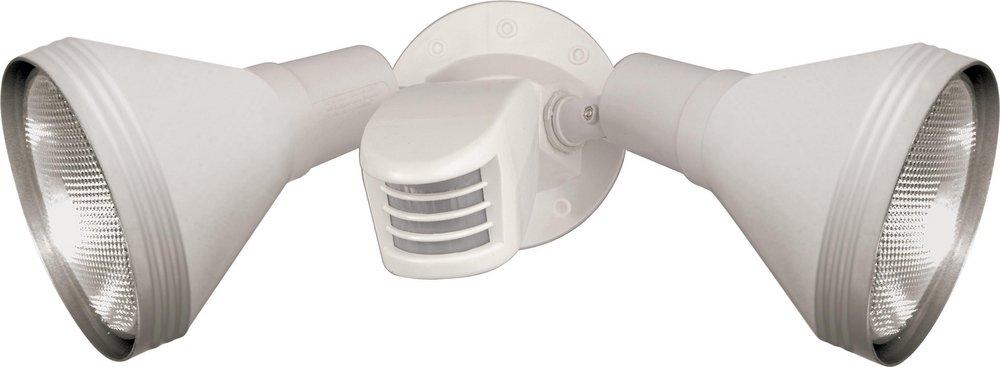 NUVO White 150 W 2 Light Halogen Flood Light 