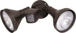 150 W 2 Light Halogen Flood Light in Bronze