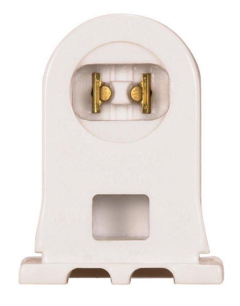 SATCO White 1-1/4 in 660W 1000V Fluorescent Lamp Holder 