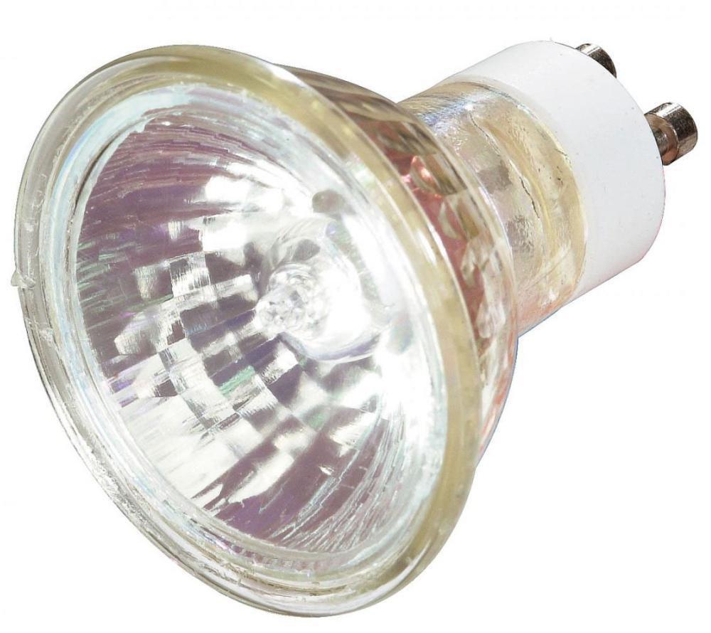 SATCO Clear MR16 Dimmable Halogen Light Bulb with GU10 Base 