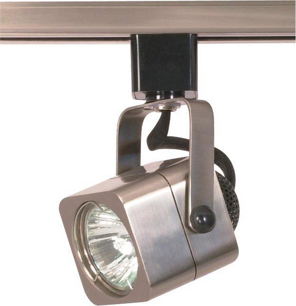 NUVO Brushed Nickel 2-1/4 in. 1-Light 50W Track Light Head 