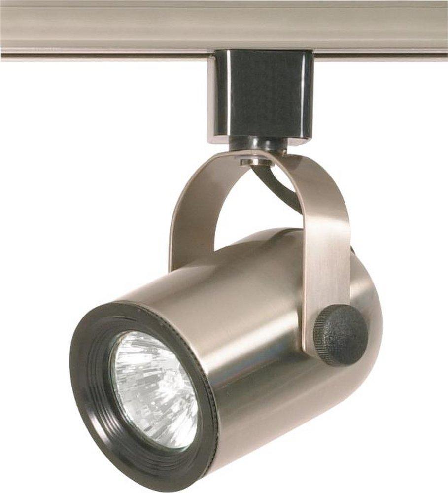 NUVO Brushed Nickel 50W 1-Light Round Track Lighting Head 
