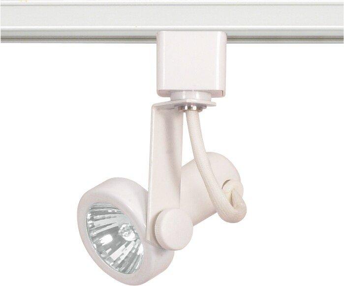NUVO White Head Gimbal Ring Track Lighting 