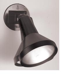 150 W 1 Light Halogen Flood Light in Black