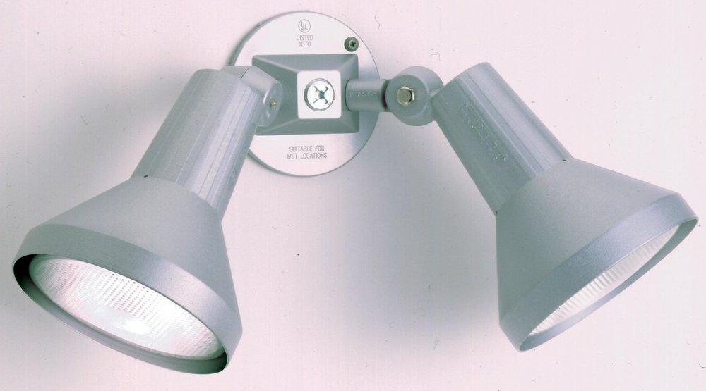 NUVO Grey 150 W 2 Light Halogen Flood Light 