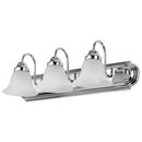 NUVO Polished Chrome 100W 3-Light A19 Medium Base Vanity 