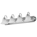 NUVO Polished Chrome 100W 4-Light A19 Medium Base Vanity 