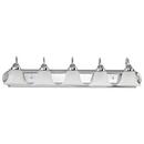NUVO Polished Chrome 5 Light 36 in. Vanity Polished Chrome 