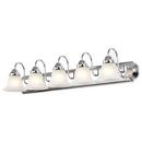 NUVO Polished Chrome 5 Light 36 in. Vanity Polished Chrome 