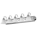 NUVO Polished Chrome 5 Light 36 in. Vanity Polished Chrome 
