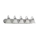 NUVO Polished Chrome 5 Light 36 in. Vanity Polished Chrome 