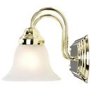 NUVO Polished Brass 100W 2-Light Vanity Fixture 