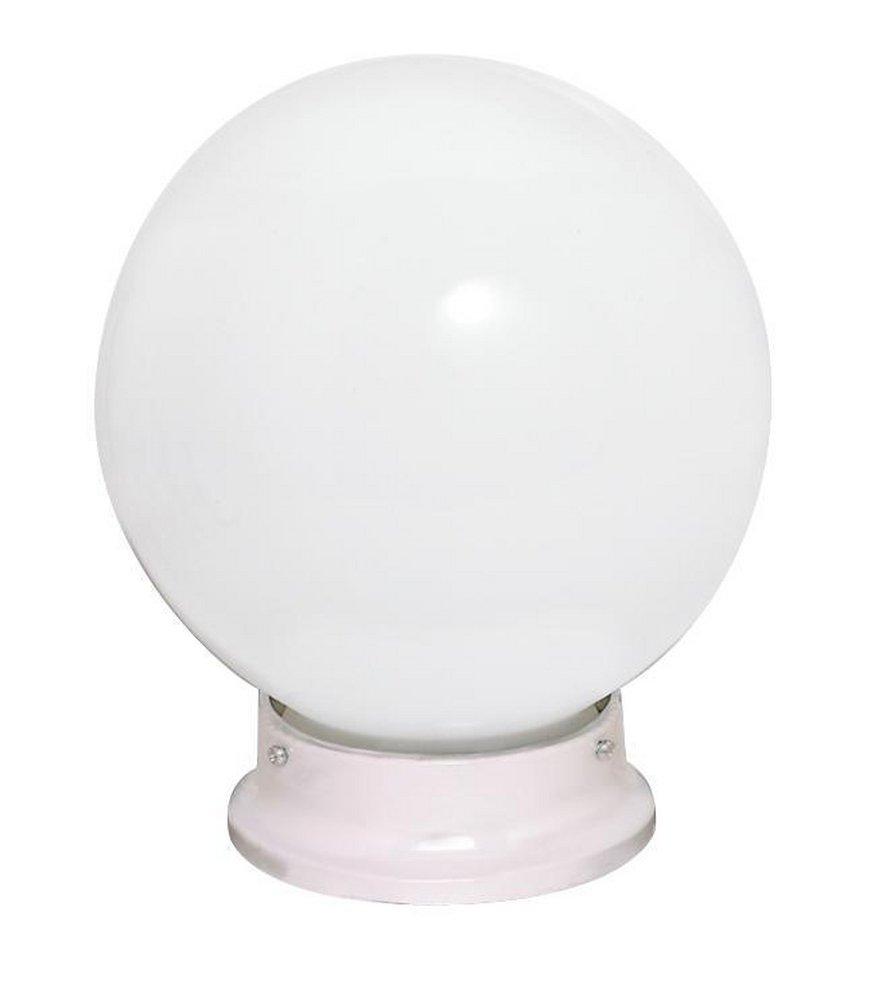 NUVO White 6 in. Globe Ceiling Fixture 