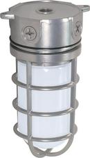 100 W 1-Light Flush Mount Ceiling Fixture in Metallic Silver