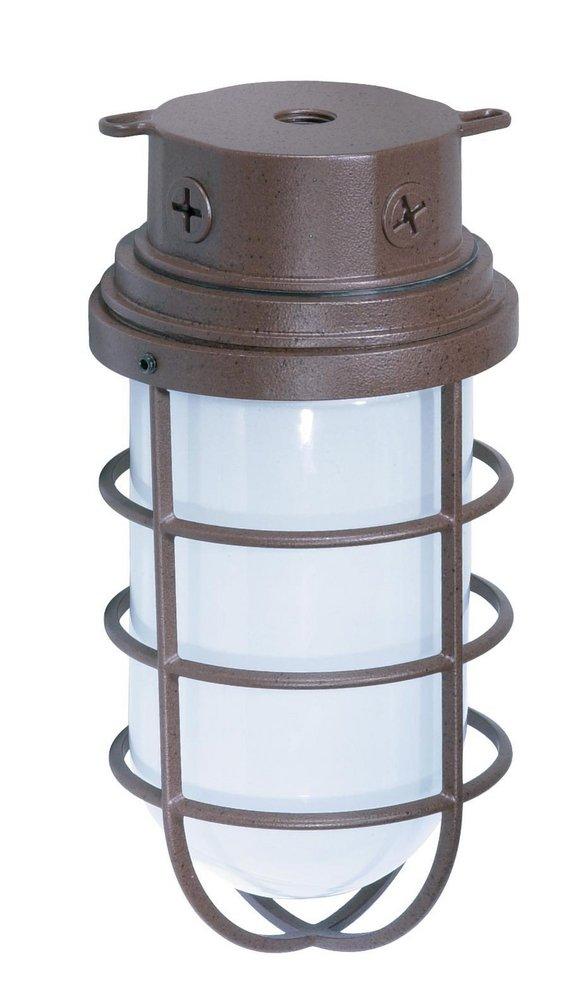 NUVO Old Bronze 200W 1-Light Surface Mount Outdoor Utility Light 