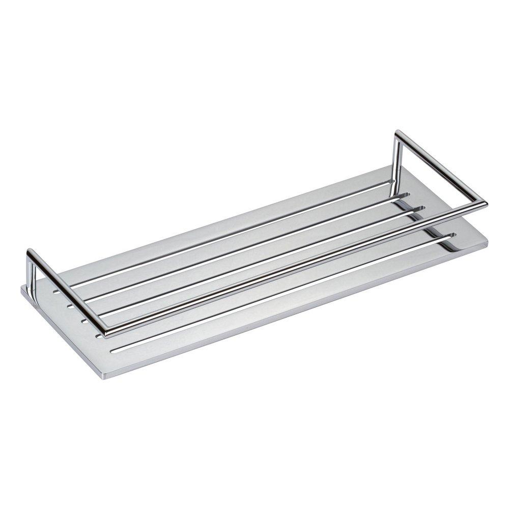 Ginger Polished Chrome 12 in. Rectangular Shower Shelf 